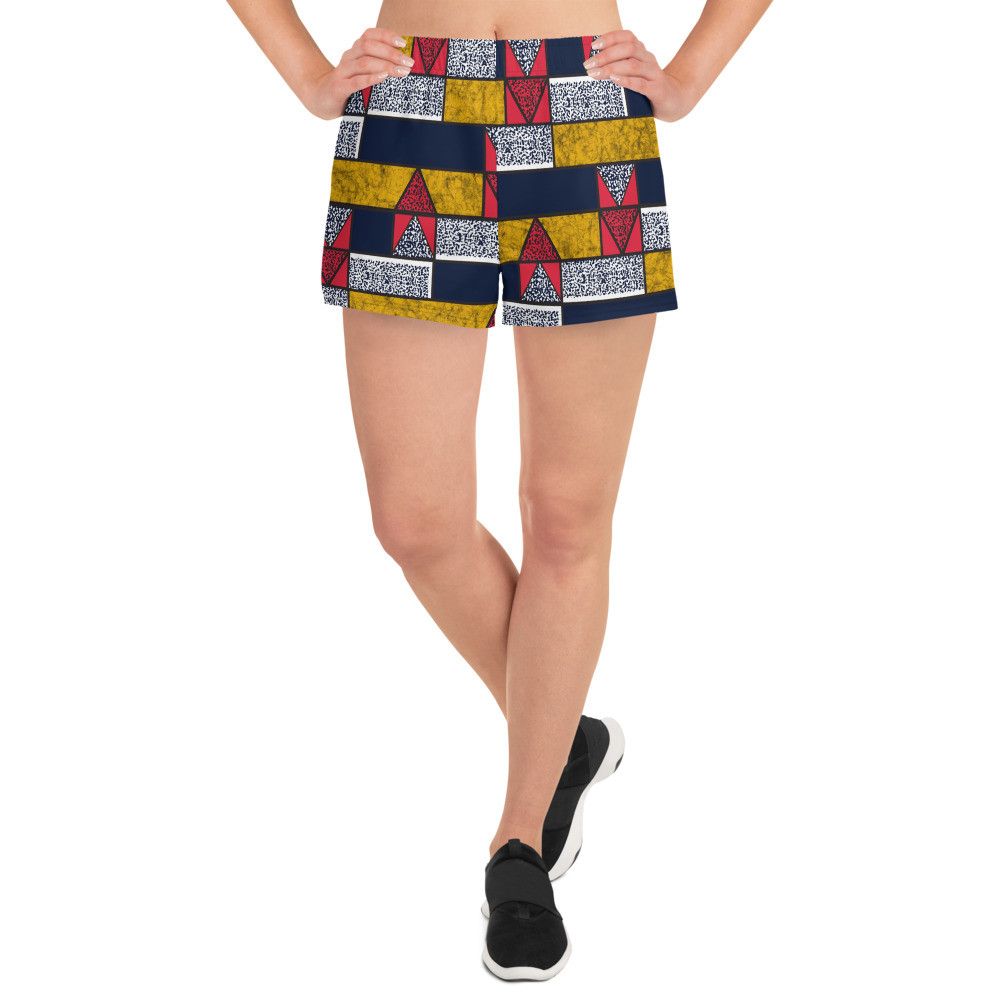 Women's Bricks Inspired Athletic Short Shorts