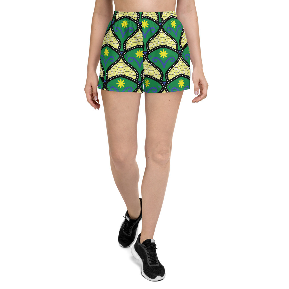 Women's Spring Vibes  Athletic Short Shorts