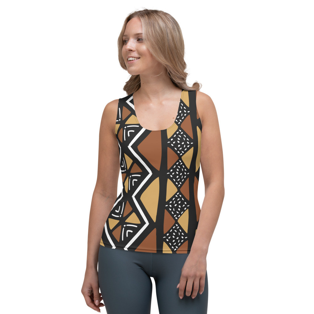 Women’s Mud Cloth Inspired Tank Top II 