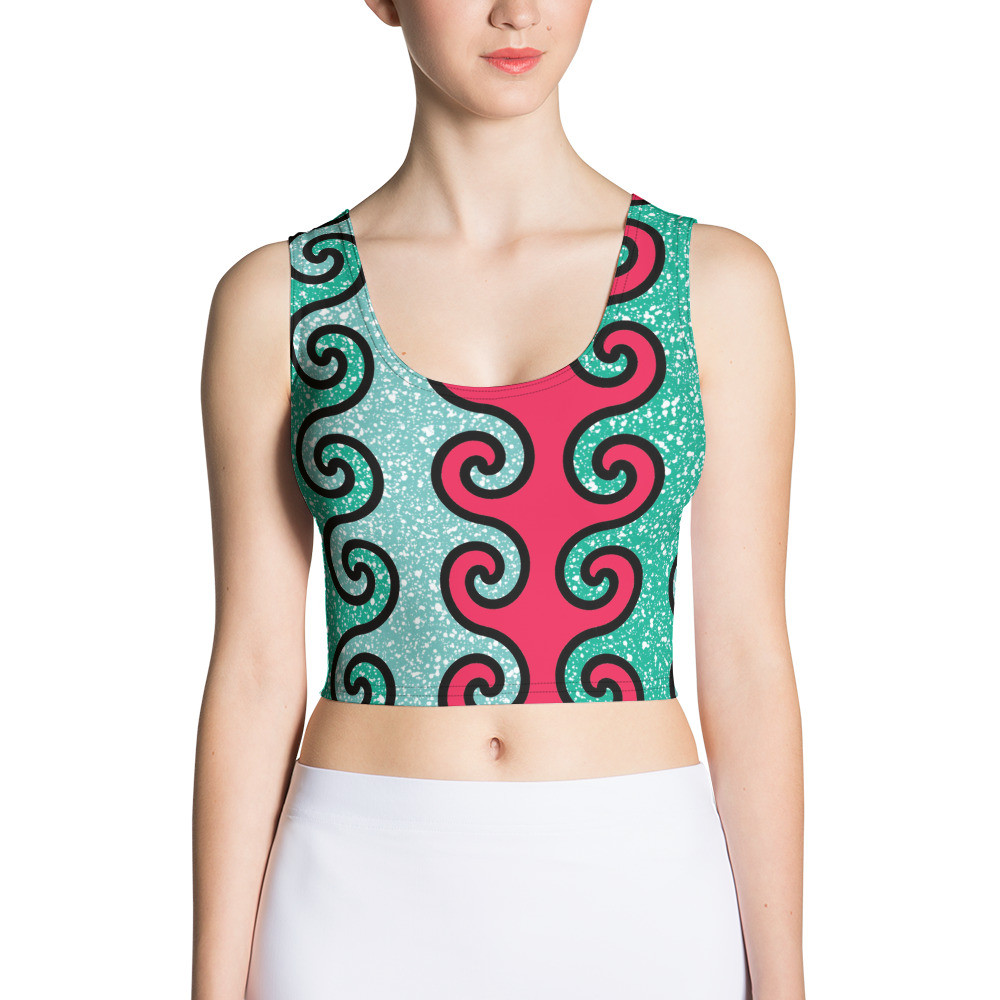 Intertwined Curls Crop Top