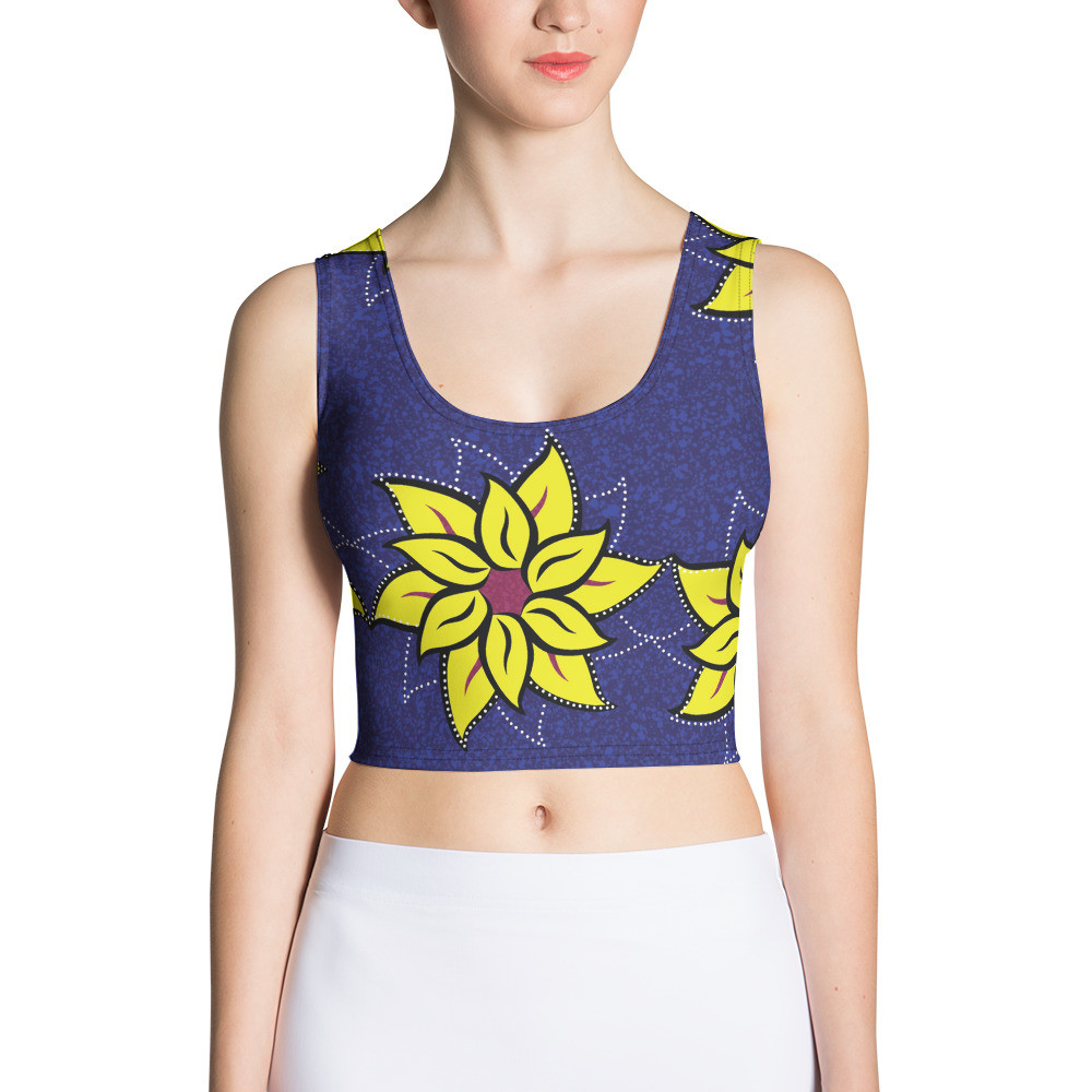 Sunflowers Crop Top