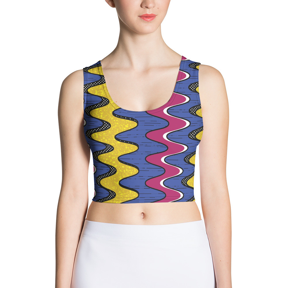 Squiggly Drip Crop Top II 