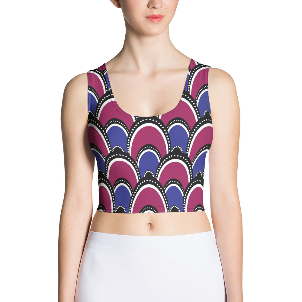 Peacock Inspired Crop Top