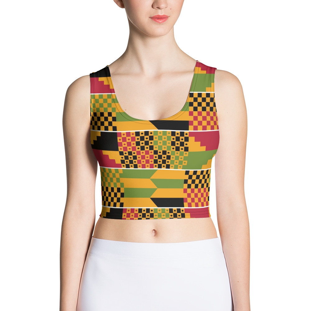 Kente Crop Top