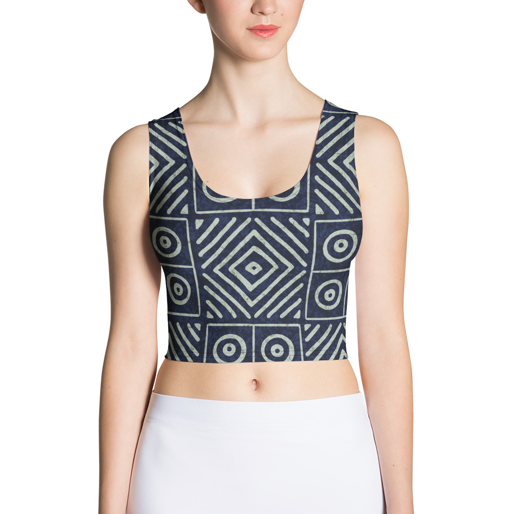Adire Crop Top