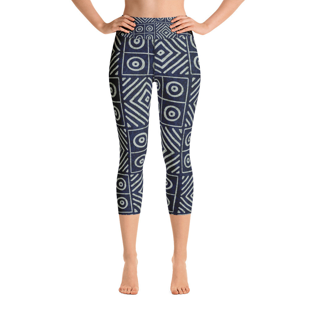 Adire Yoga Capri Leggings