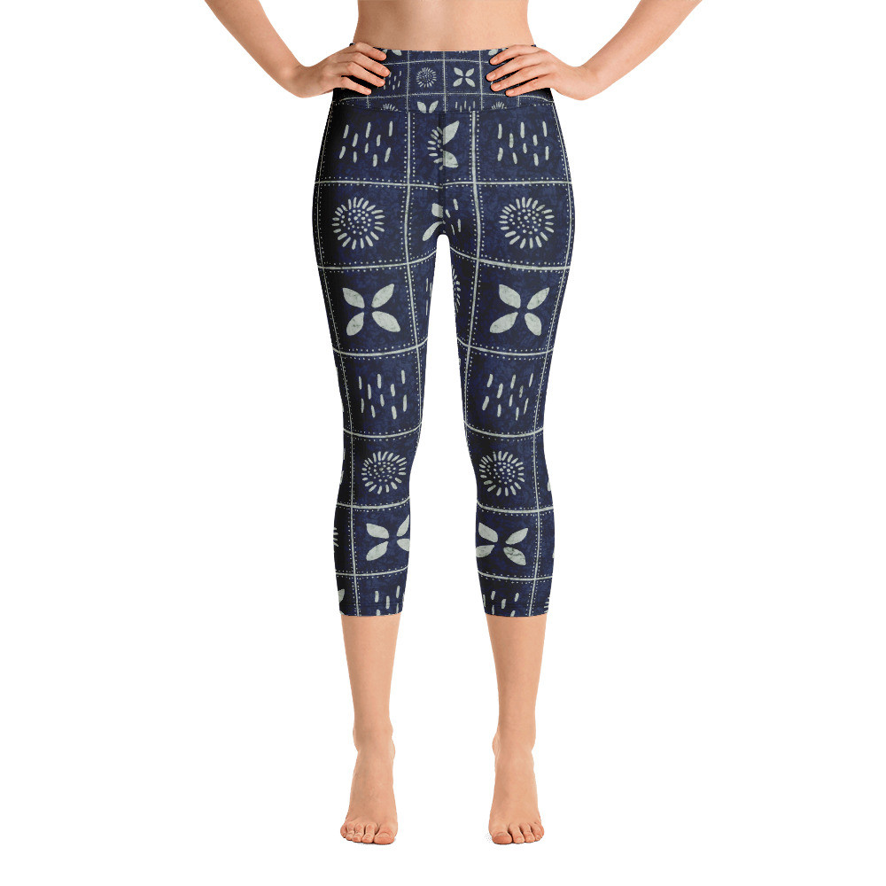 Adire Yoga Capri Leggings III