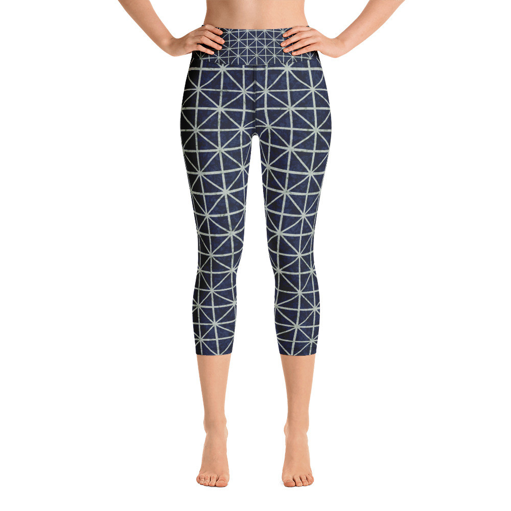 Adire Yoga Capri Leggings VIII