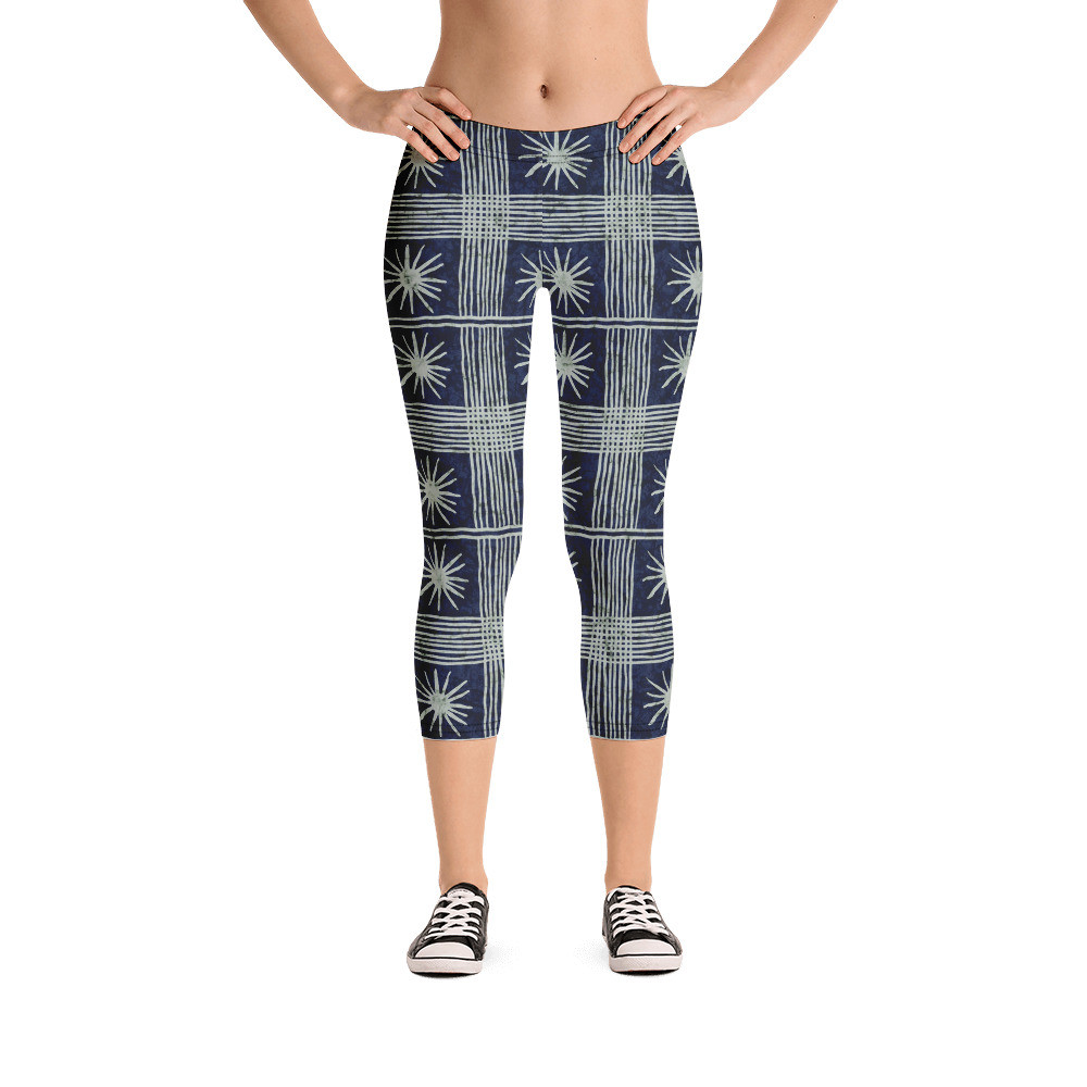 Adire Capri Leggings VII