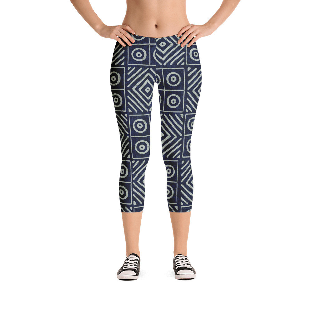 Adire Capri Leggings