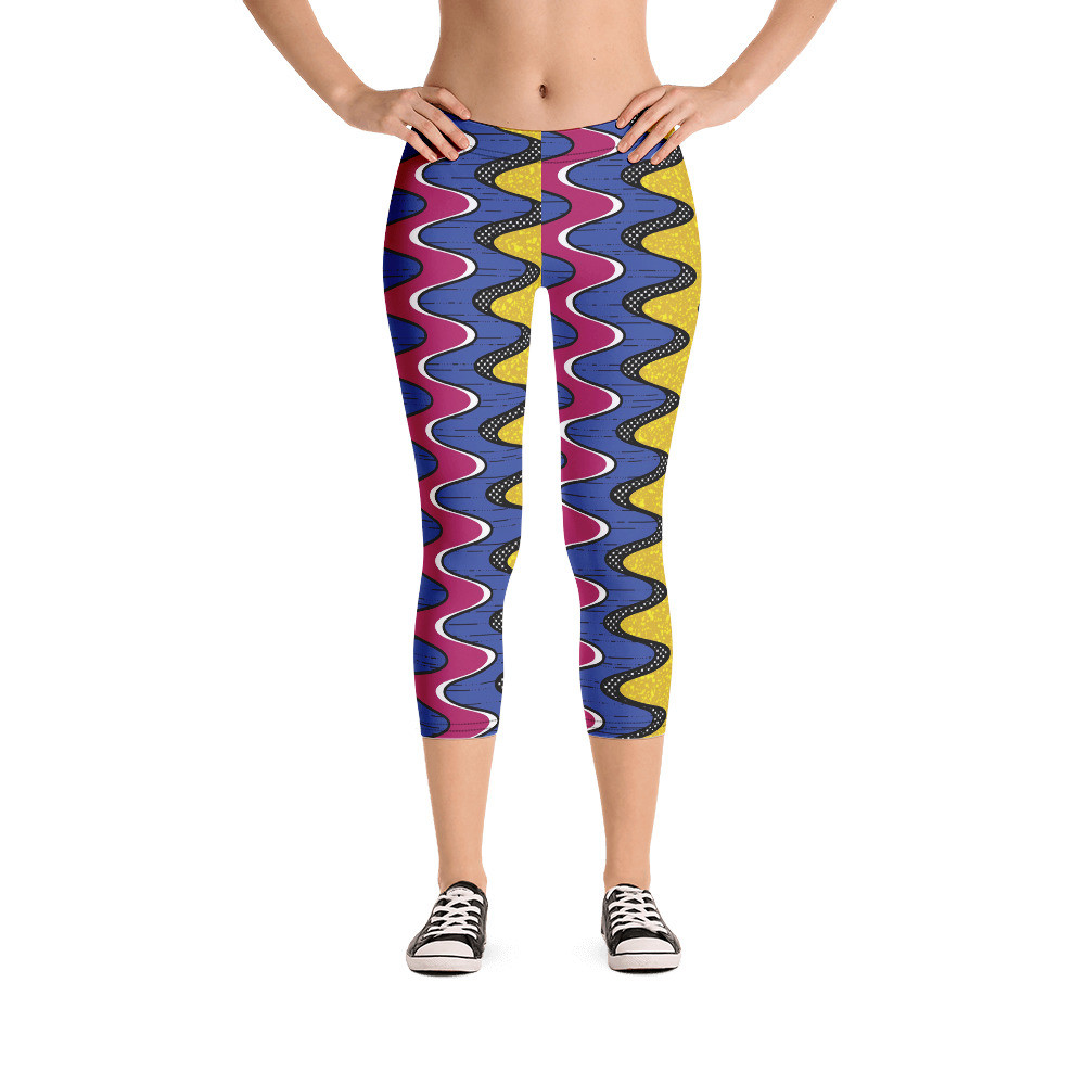 Squiggly Capri Leggings II 