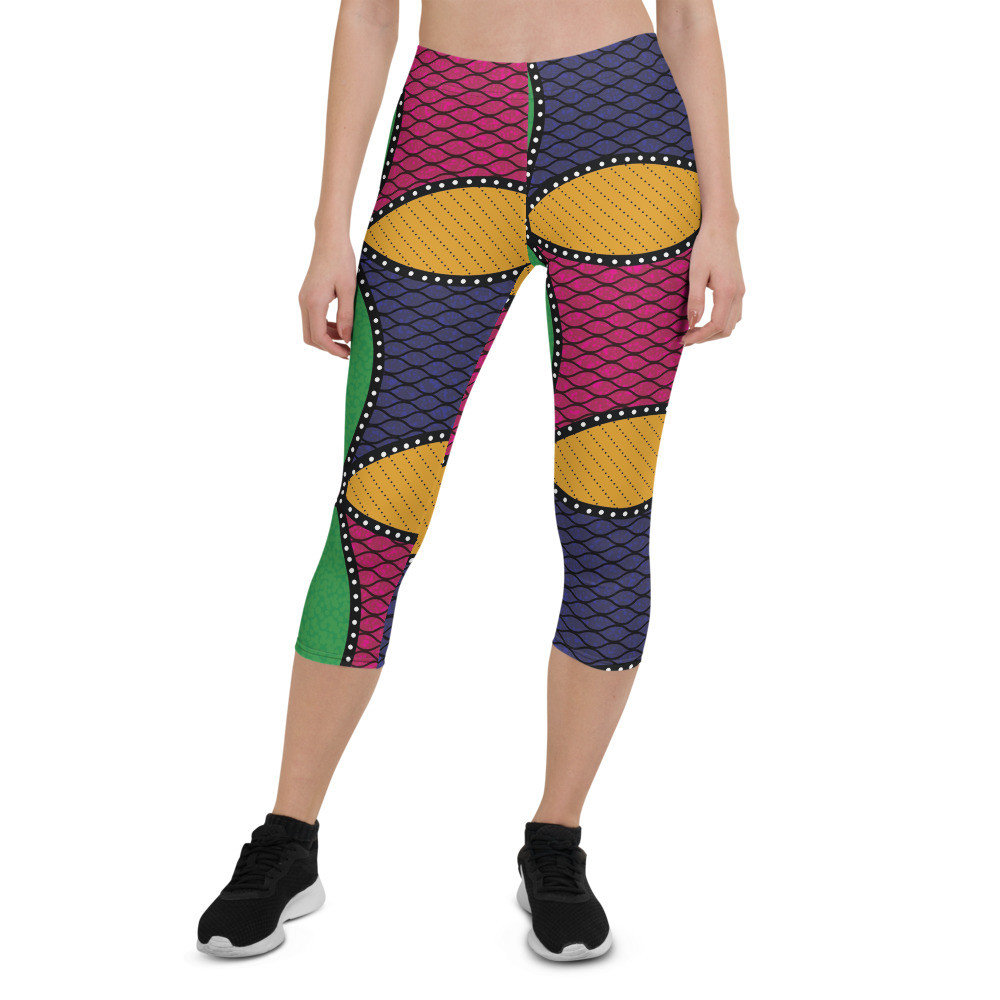 Windmills Inspired Capri Leggings
