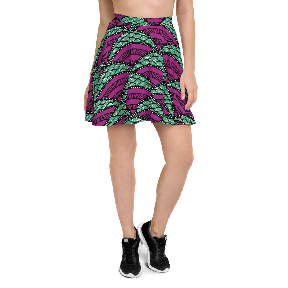 Parachutes Inspired Skater Skirt