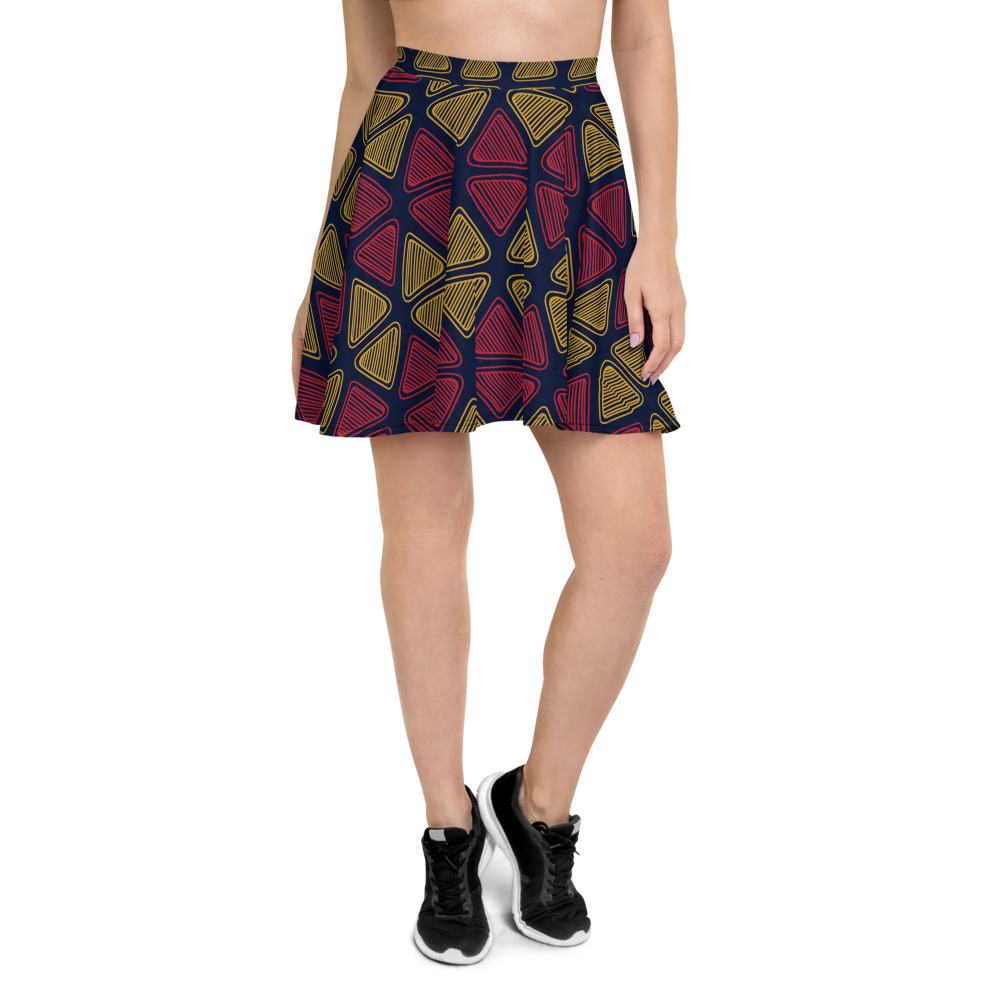 Triangles Skater Skirt II 
