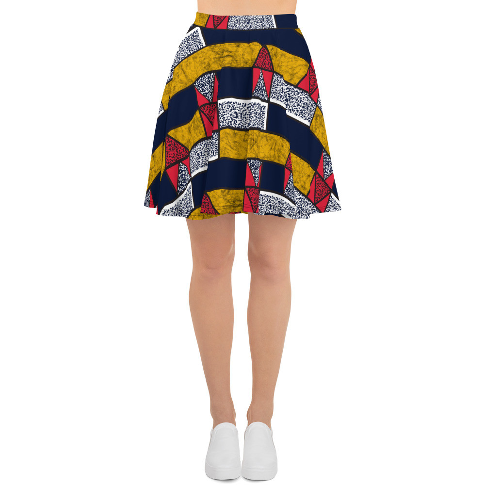 Bricks Inspired Skater Skirt