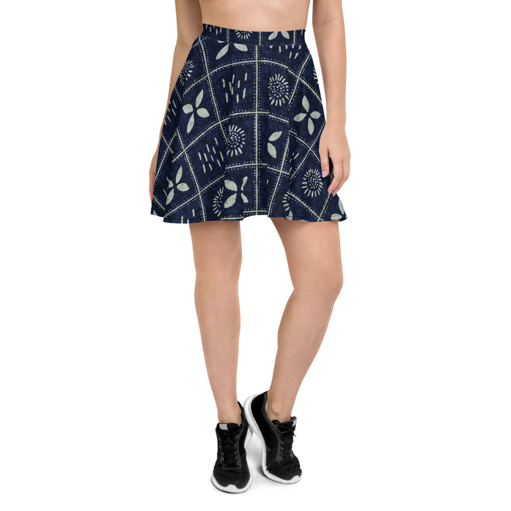 Adire Skater Skirt III