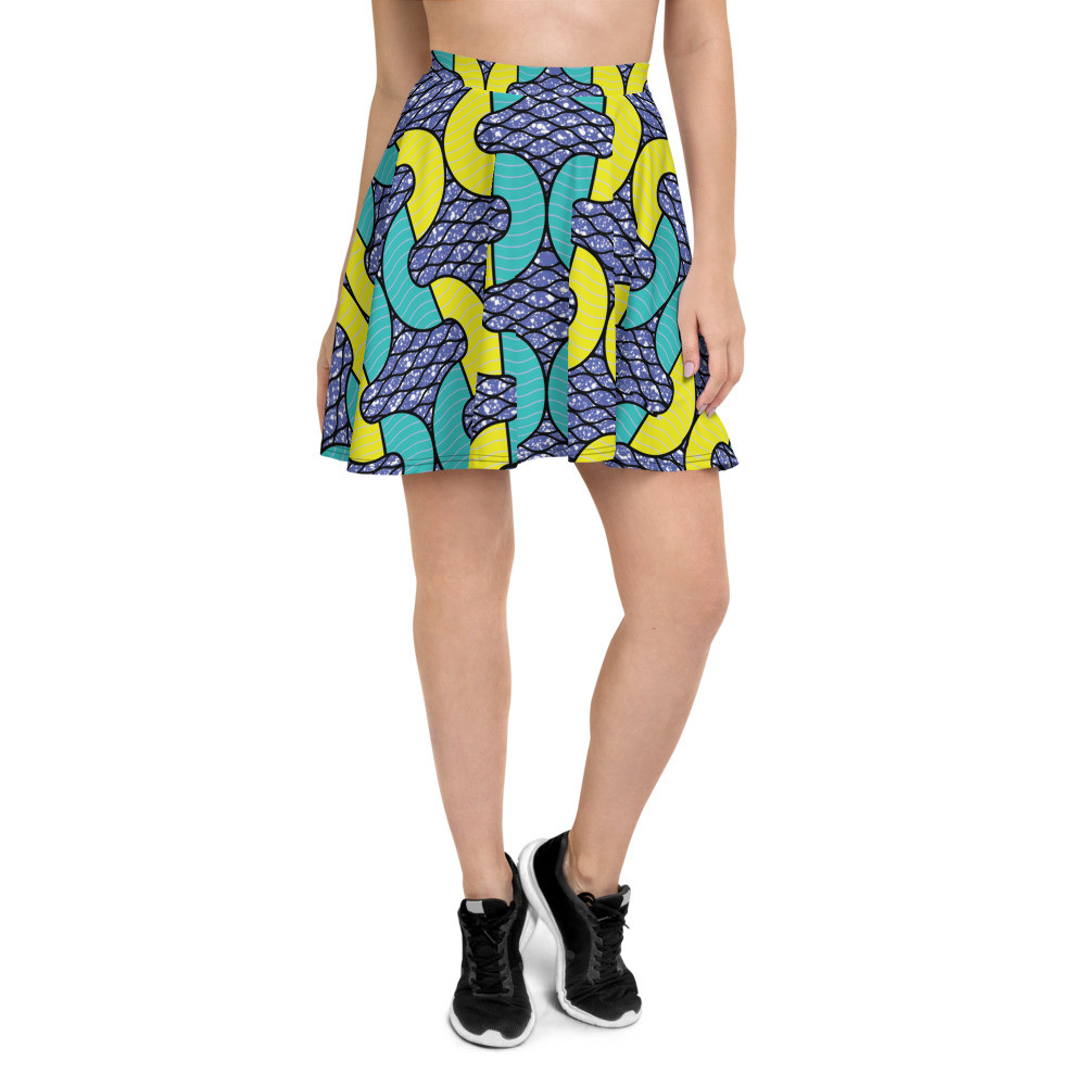 Snakes Inspired Skater Skirt