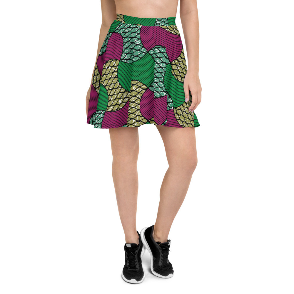 Partial Bows Skater Skirt