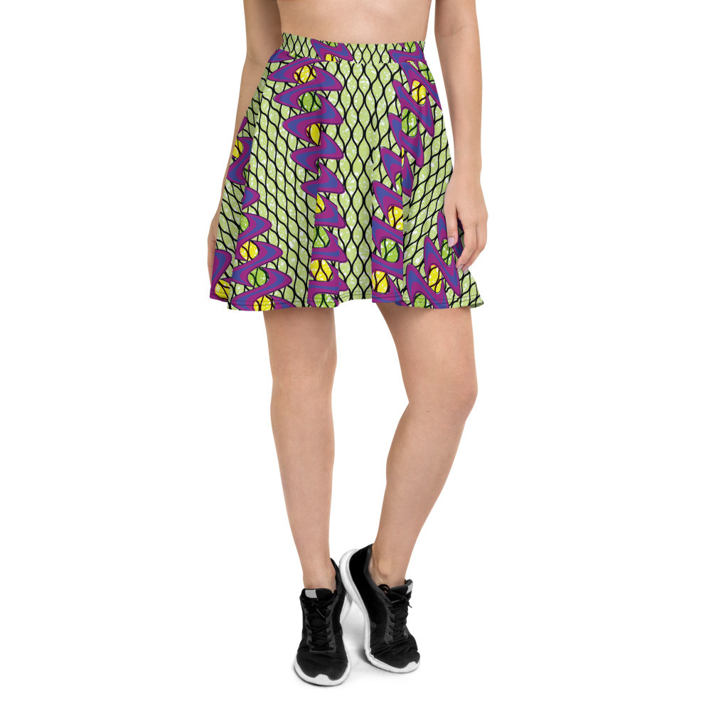 Fishnet Ladders Inspired Skater Skirt