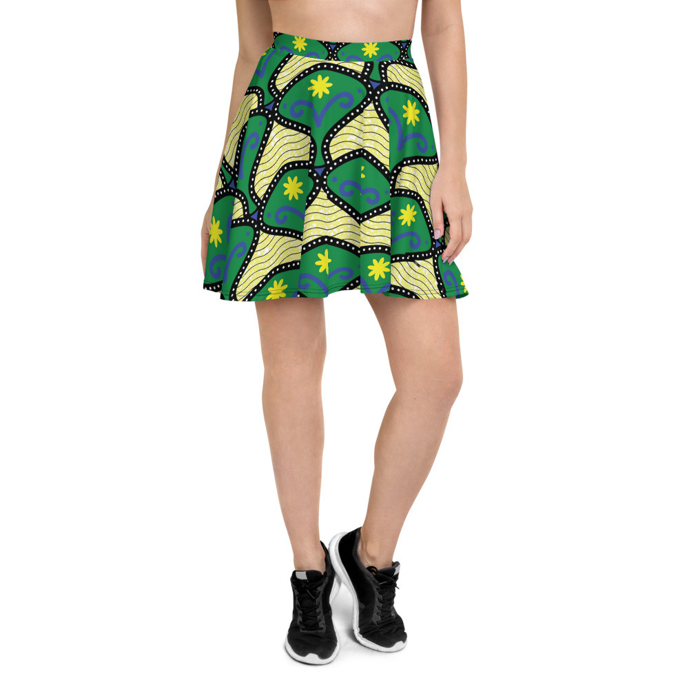 Spring Vibes Skater Skirt
