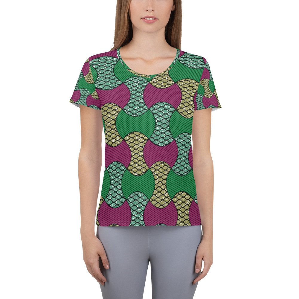 Women's Partial Bows Athletic T-shirt