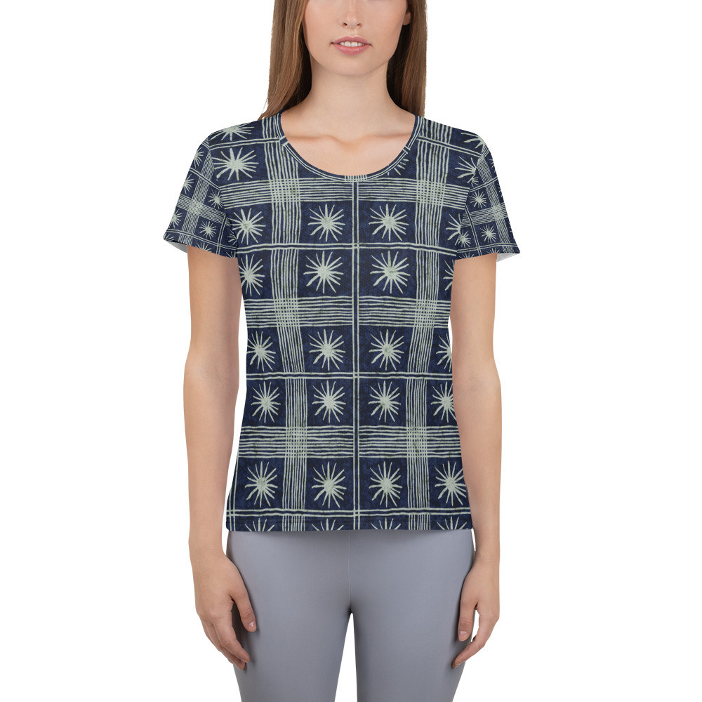  Women's Adire Athletic T-shirt VII