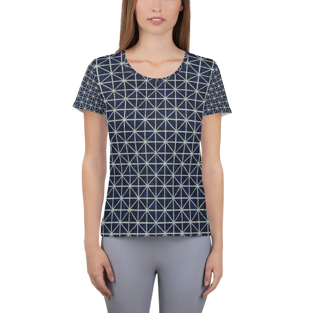 Women's Adire Athletic T-shirt VIII