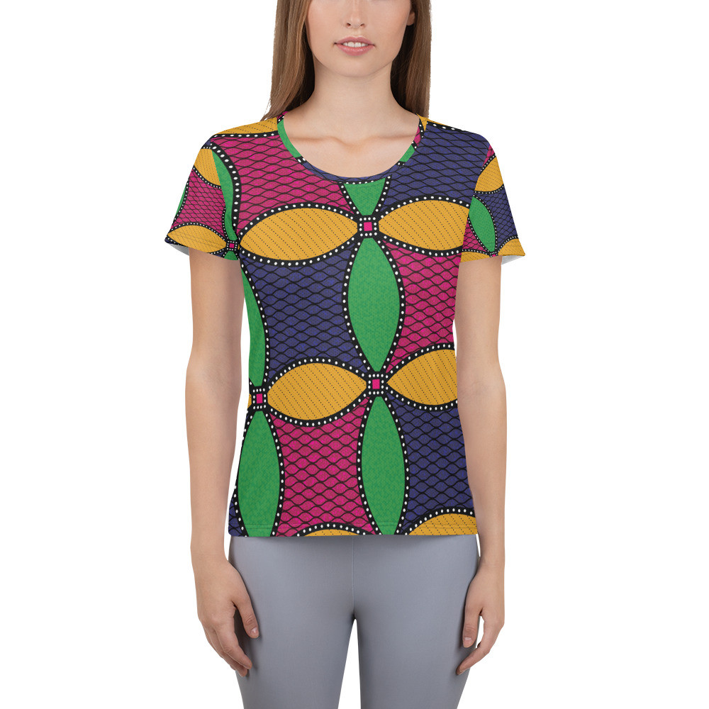  Women's Windmills Inspired Athletic T-shirt