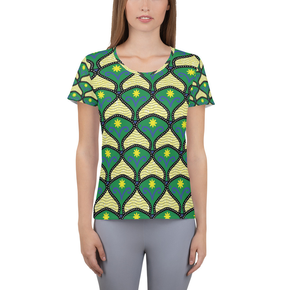  Women's Spring Vibes  Athletic T-shirt