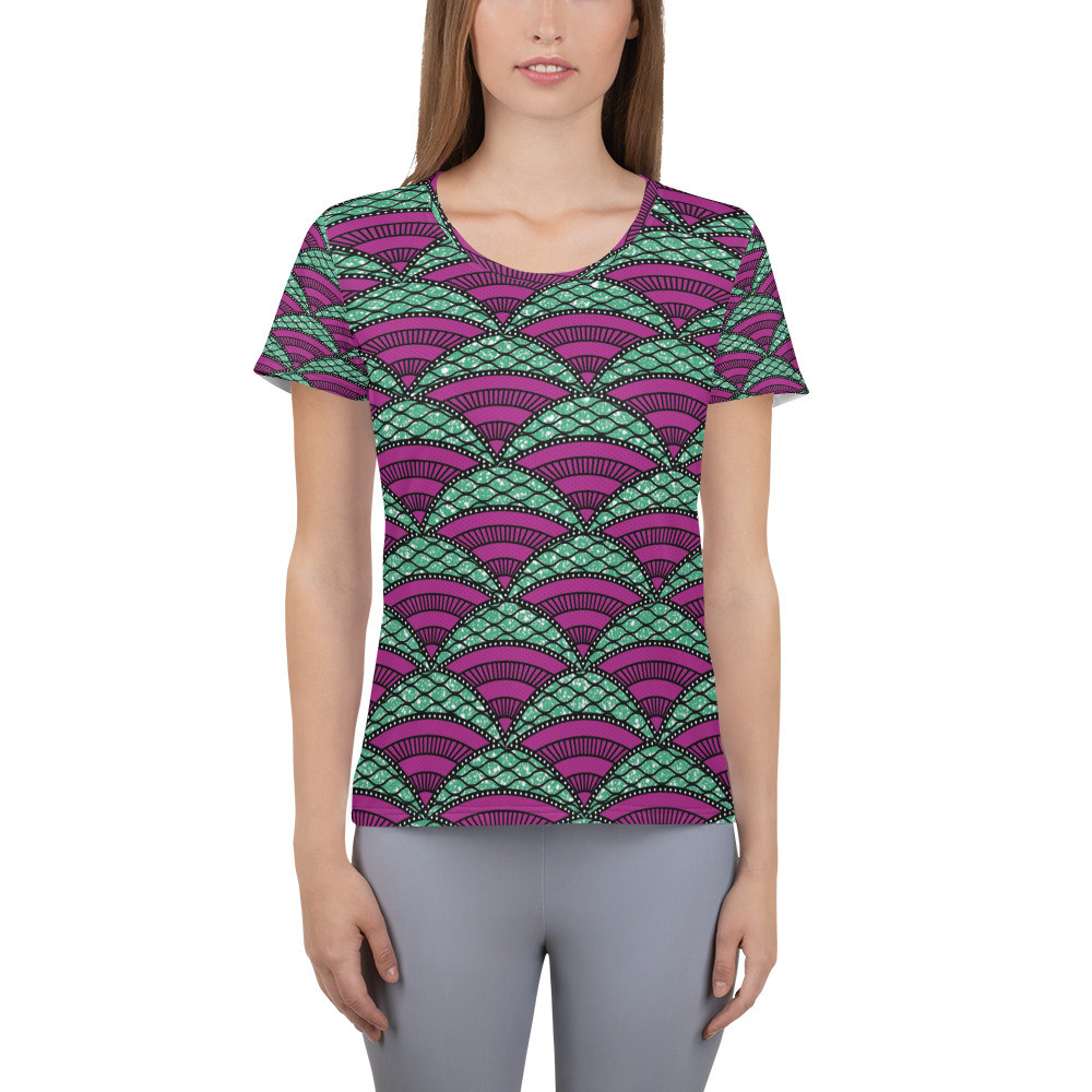  Women's Parachutes Athletic T-shirt
