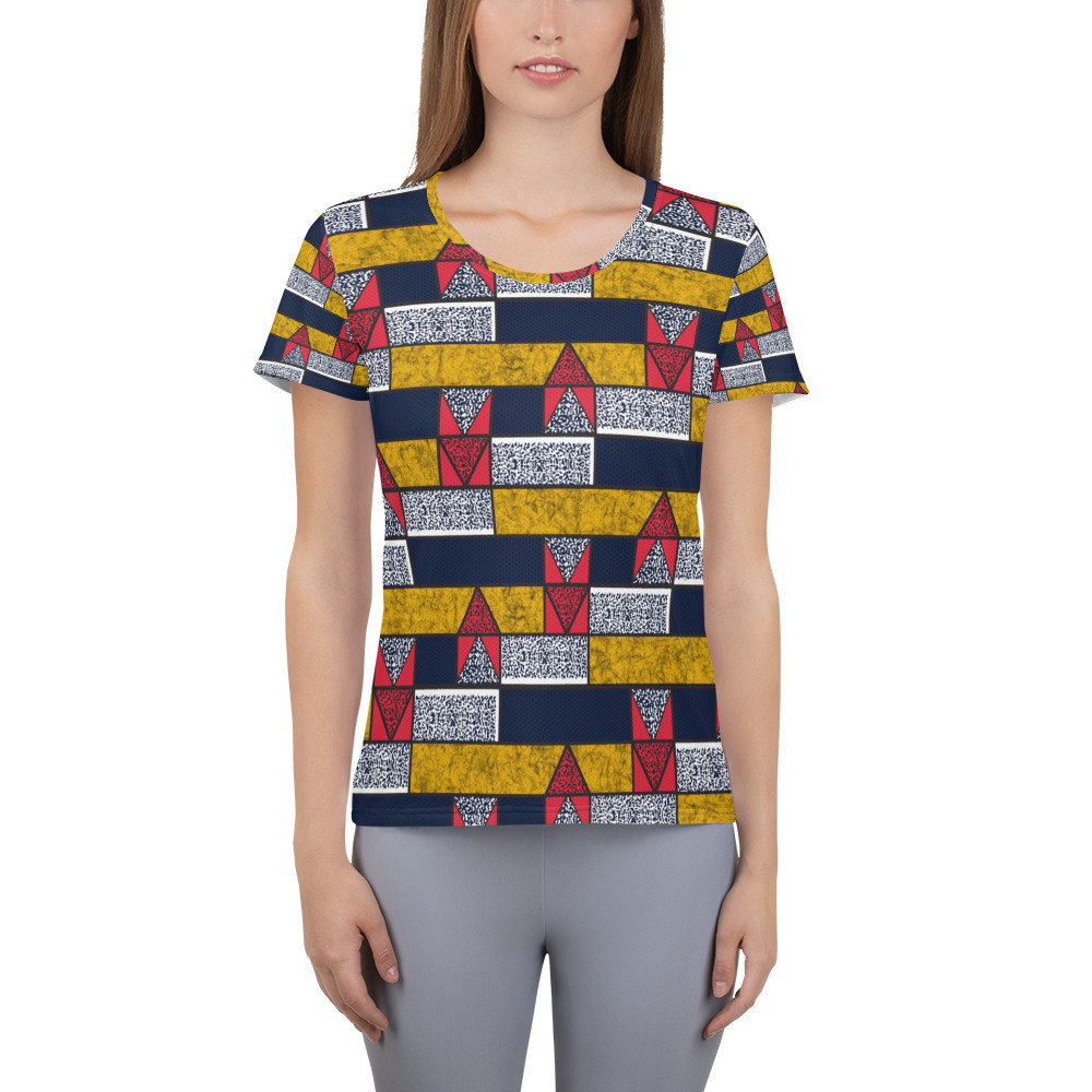 Women's Bricks Inspired Athletic T-shirt