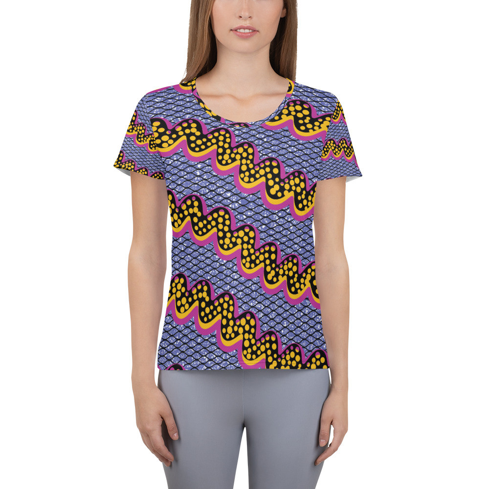 Women's Squiggly Drip Athletic T-shirt
