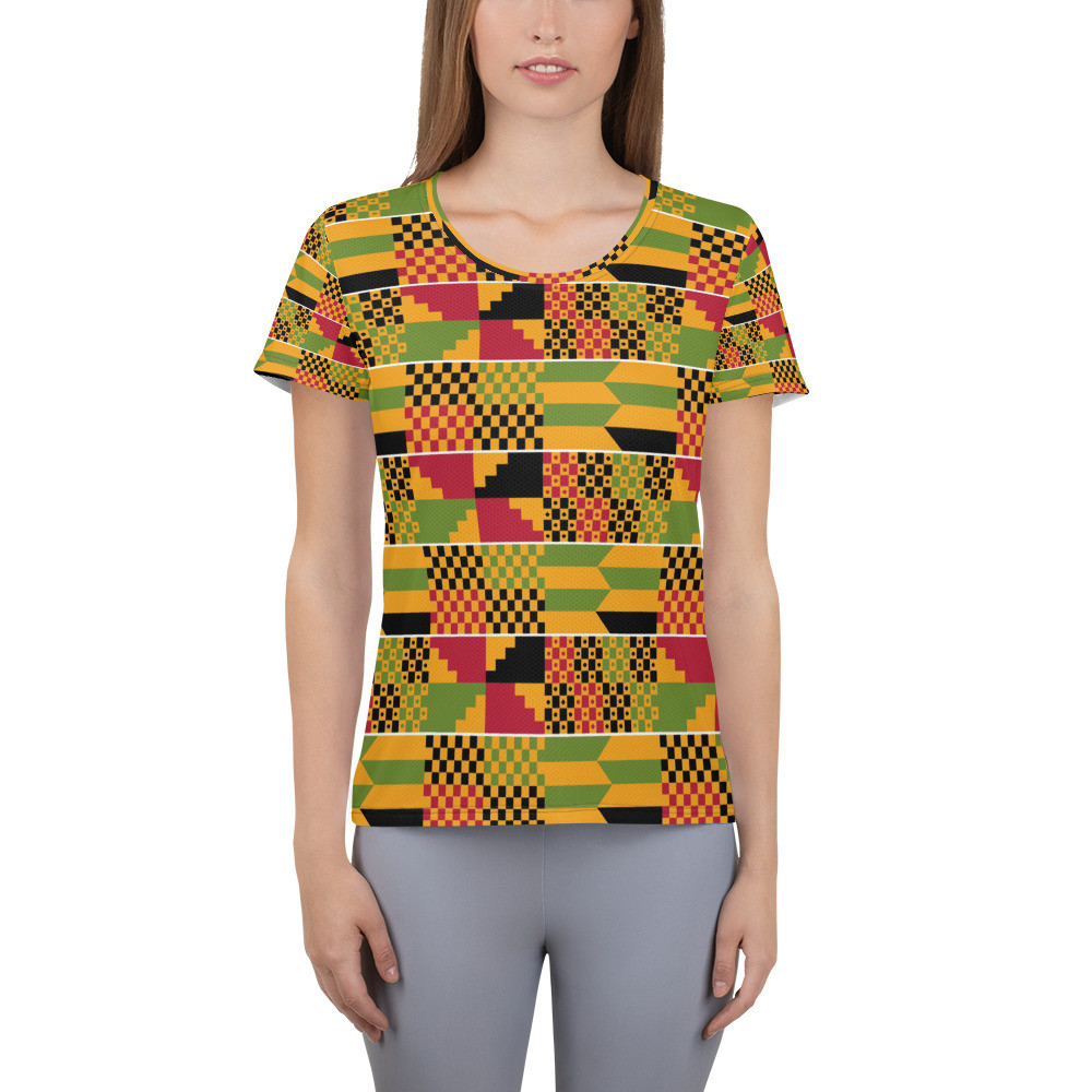 Women's Kente Athletic T-shirt