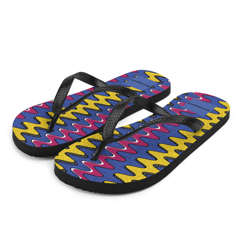 Squiggly Drip Flip-Flops II