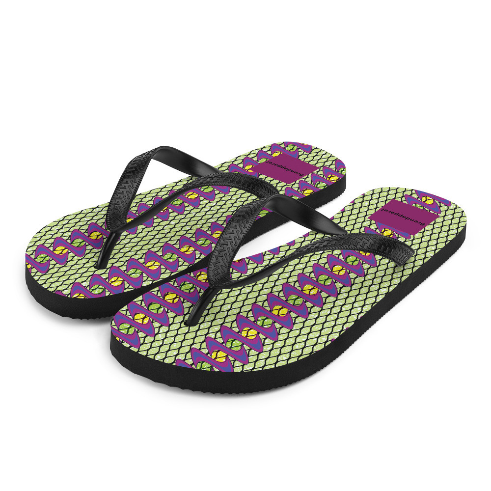 Fishnet Ladders Inspired Flip-Flops
