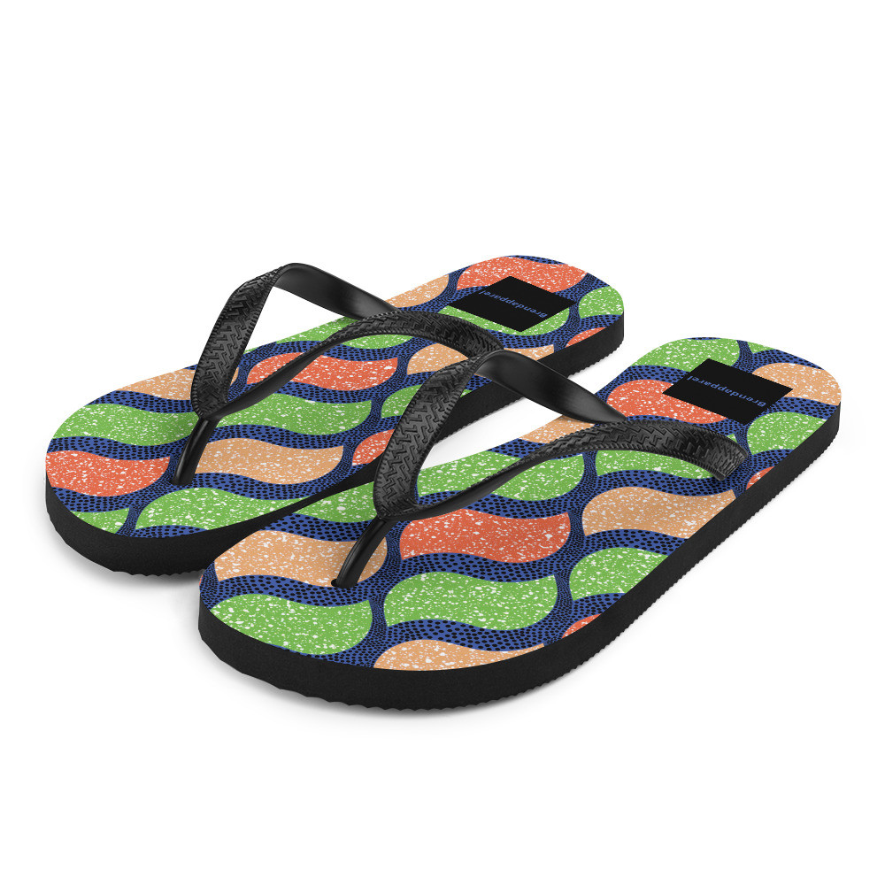 Autumn Vibes Flip-Flops