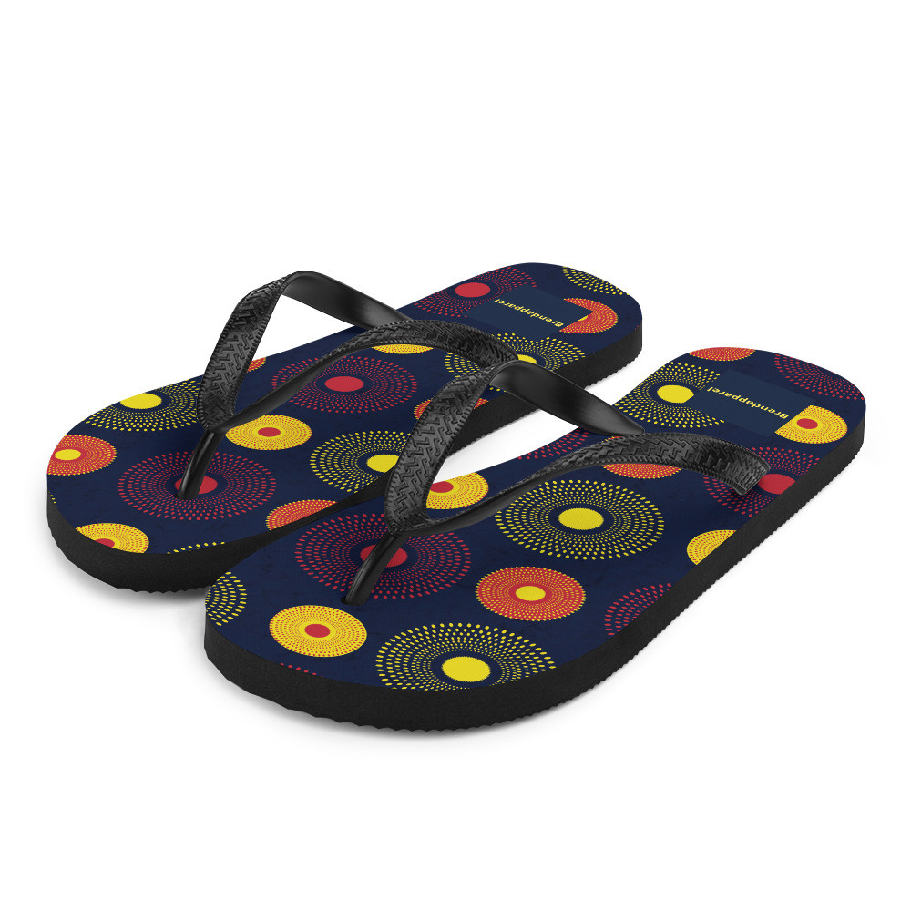 Ankara Circles Flip-Flops