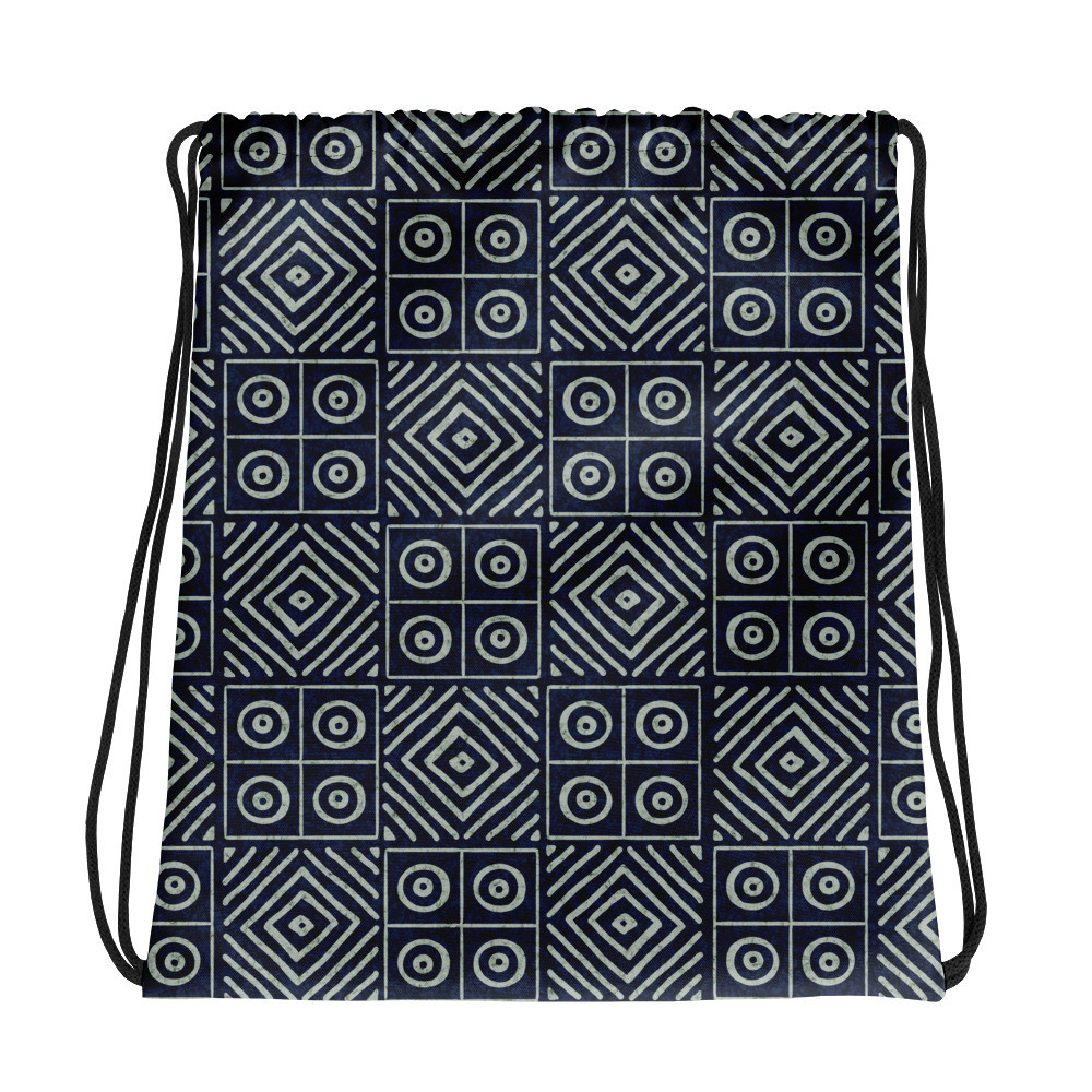 Adire Drawstring bag
