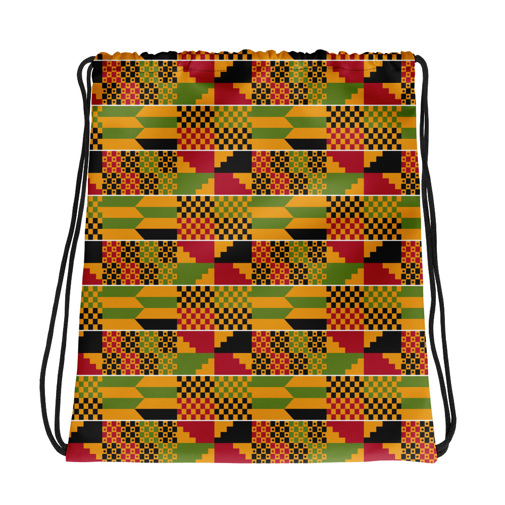 Kente Drawstring bag