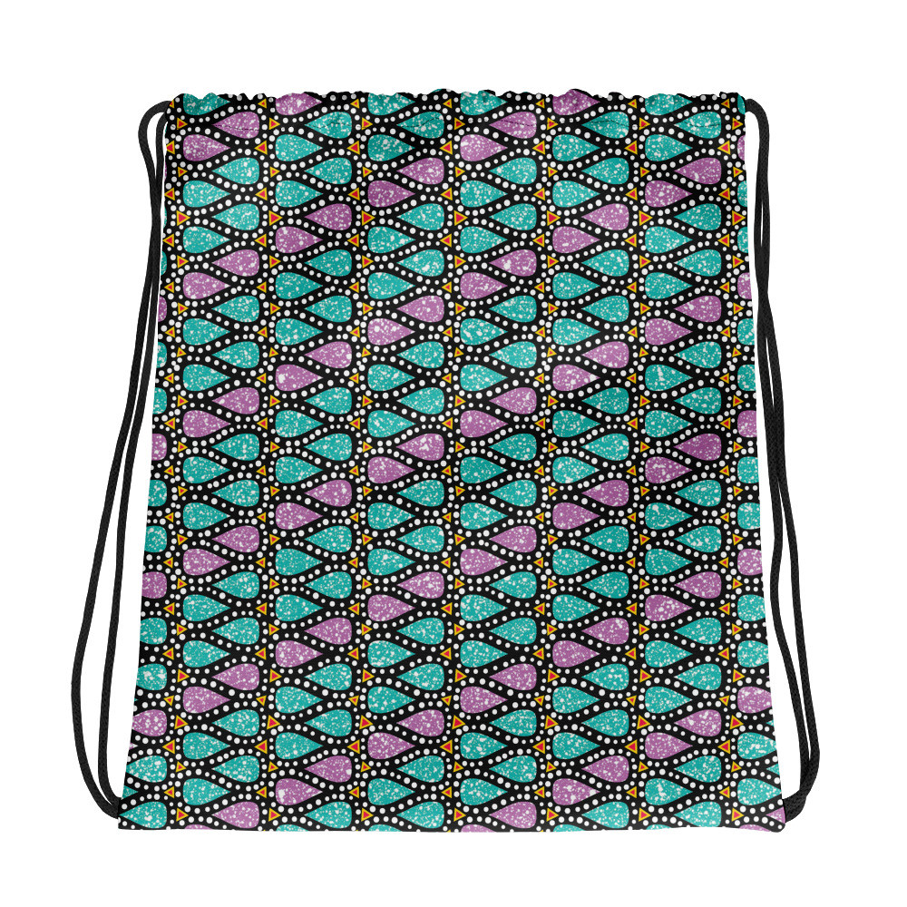 Icy Drops Drawstring bag