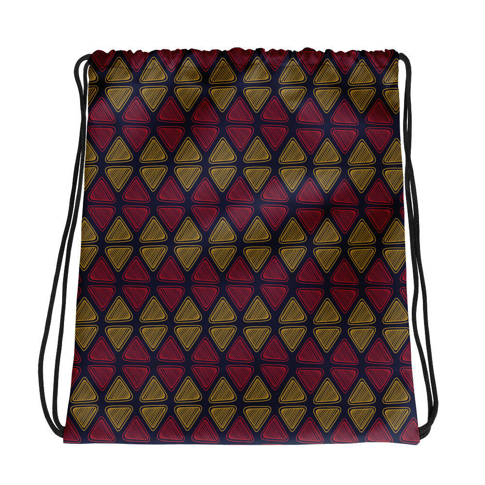 Triangles Drawstring bag II 