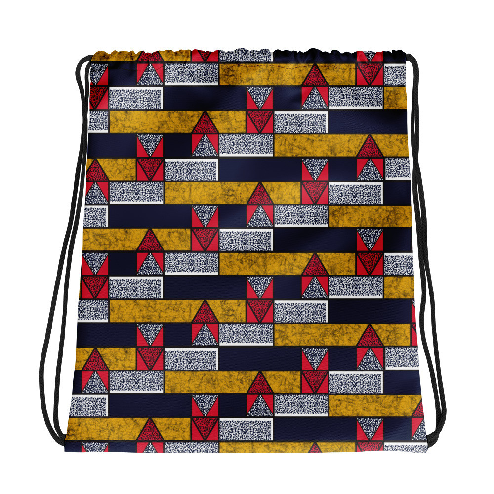 Bricks Inspired Drawstring bag