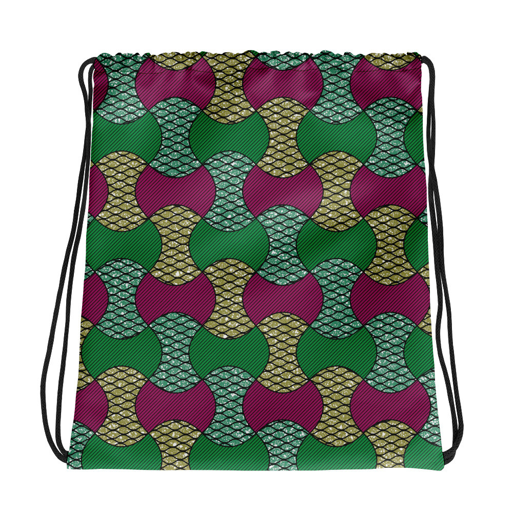 Partial Bows Drawstring bag