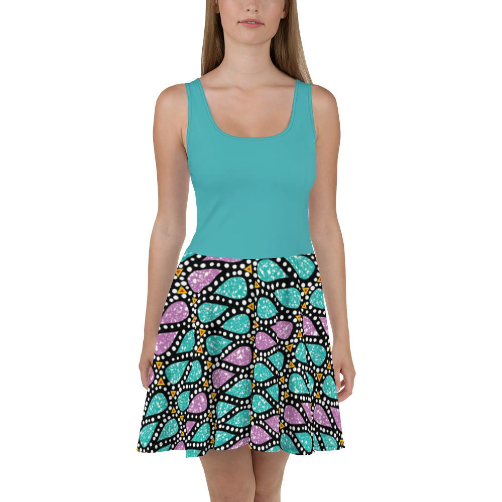 Icy Drops Skater Dress