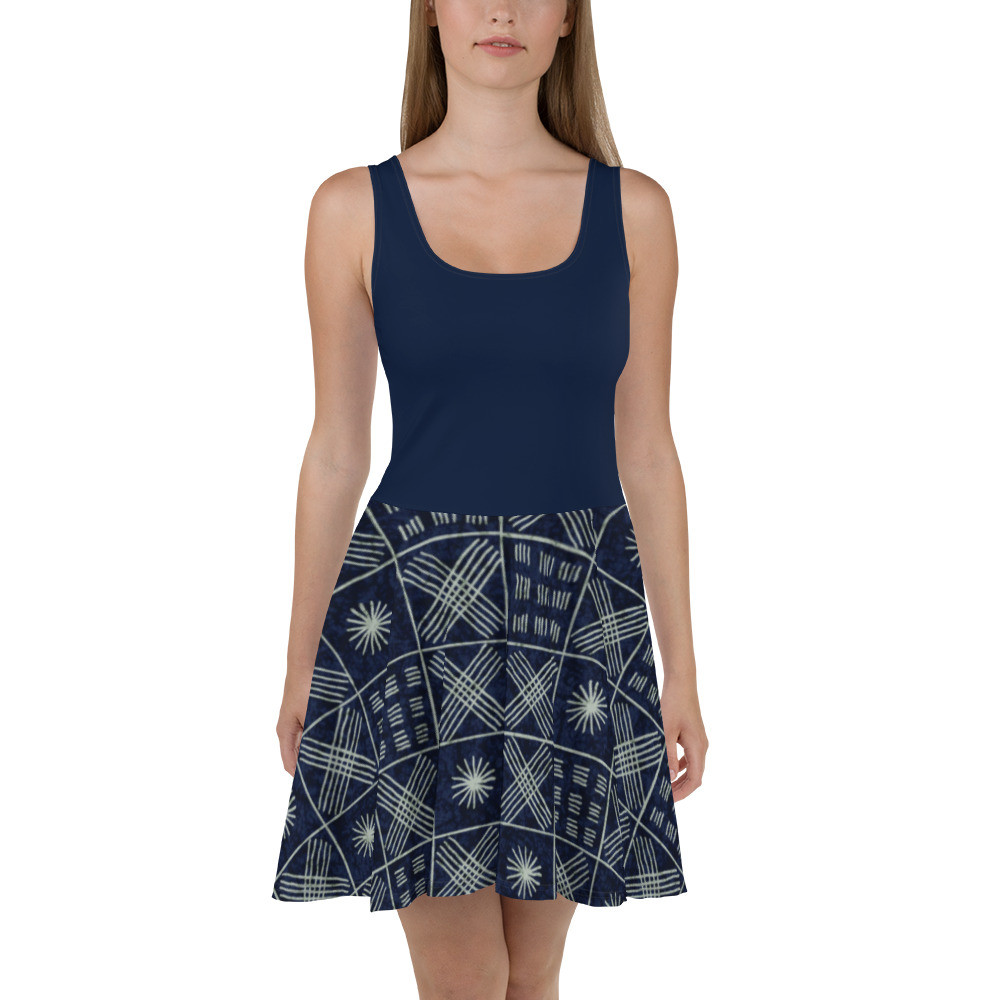 Adire Skater Dress VI