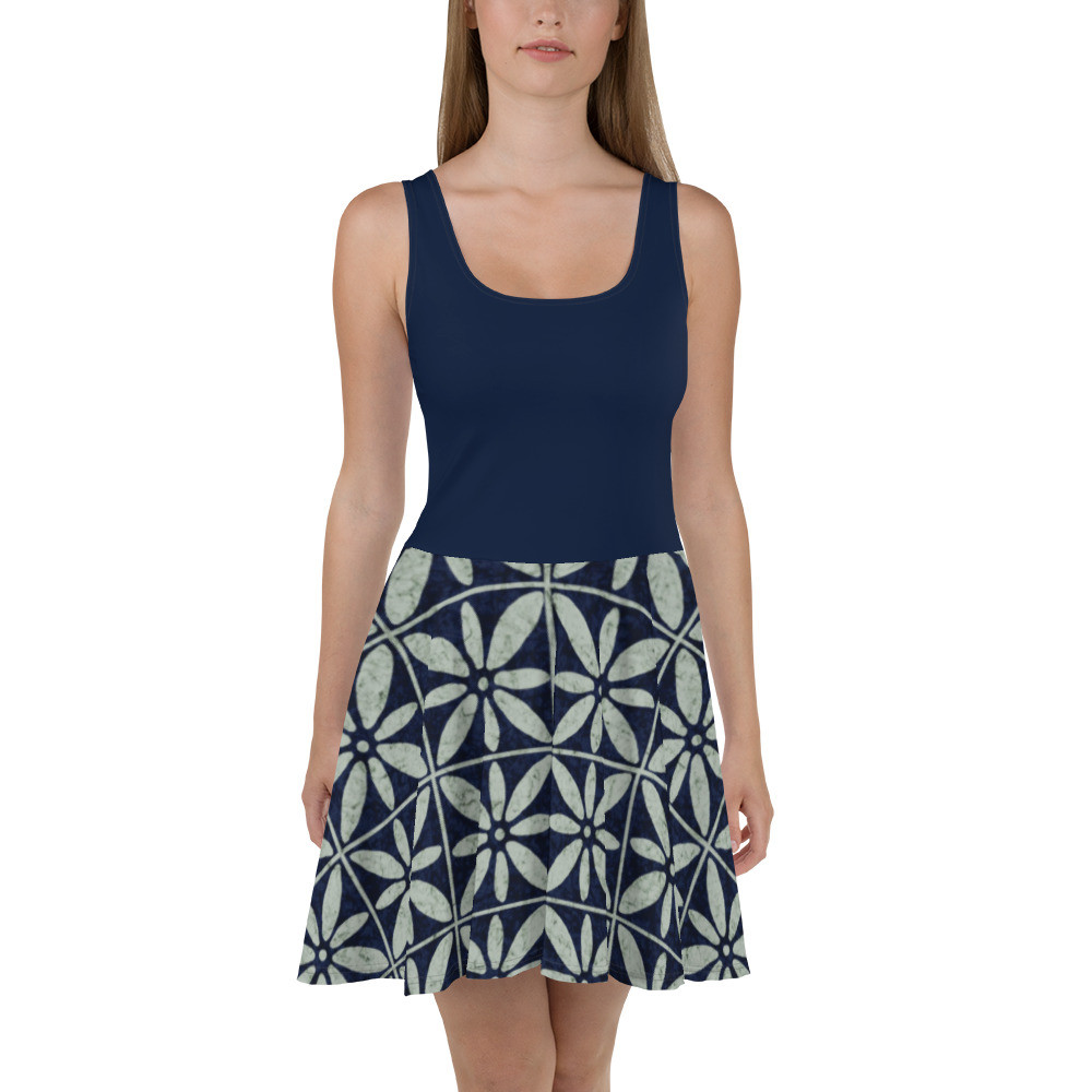 Adire Skater Dress II
