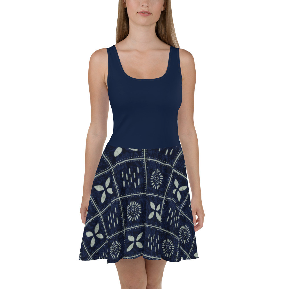 Adire Skater Dress III