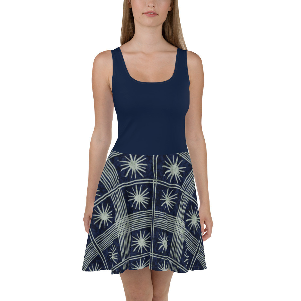 Adire Skater Dress VII