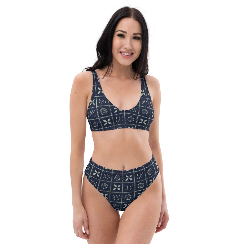Adire Recycled High-waisted Bikini III