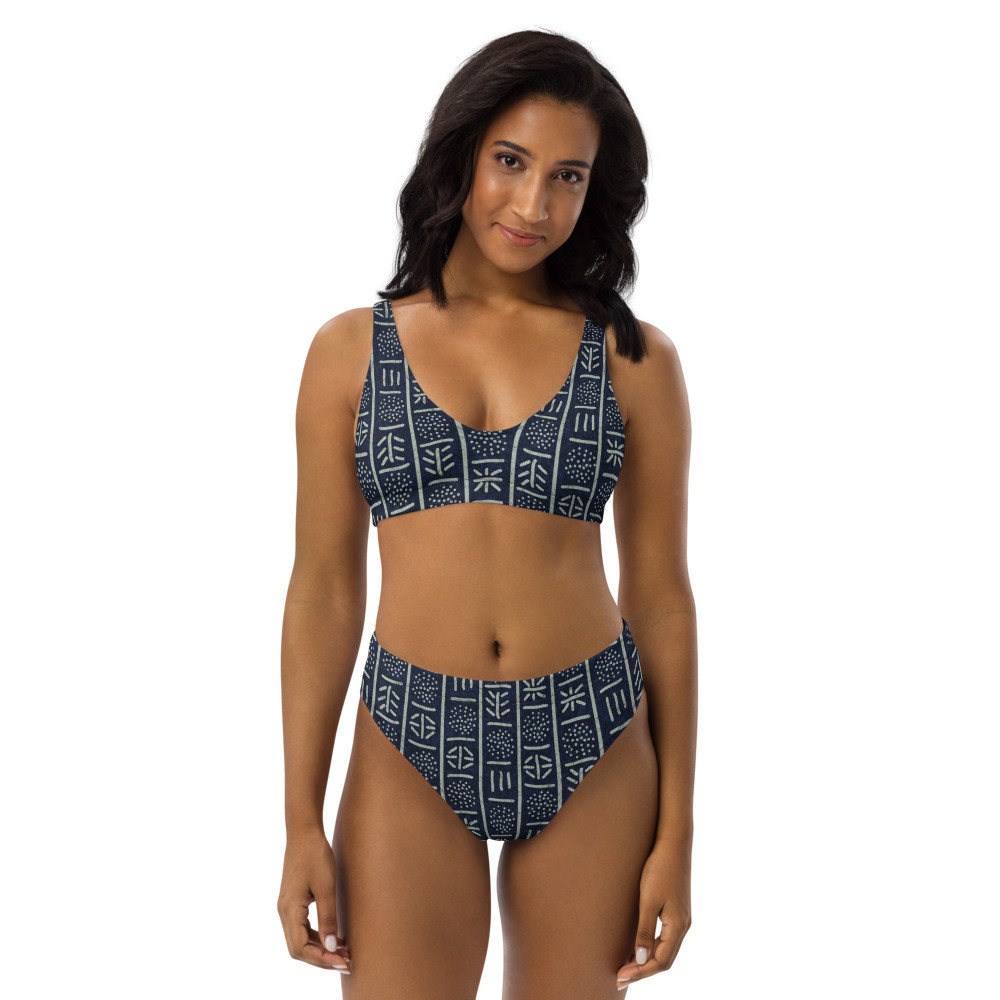 Adire Recycled High-waisted Bikini IV